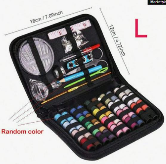 High-Quality Portable Needle and Thread Kit: Practical Sewing Box with Mini Family Tools