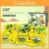 Kinder DIY Puzzle-Bahn Auto Set Spielzeug für kreatives Spielen Geschenk