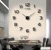 Modern Design Large Wall Clock 3D DIY Quartz Clocks Fashion Watches Acrylic Mirror Stickers Living Room Home Decor Horloge