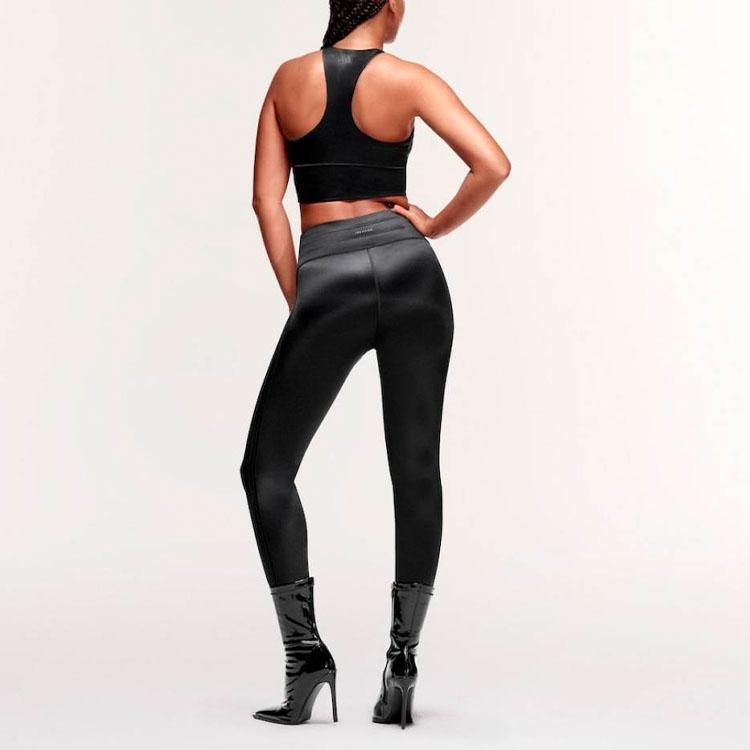 adidas Ivy Park Shiny Tights Black Women Streetwear IX4851