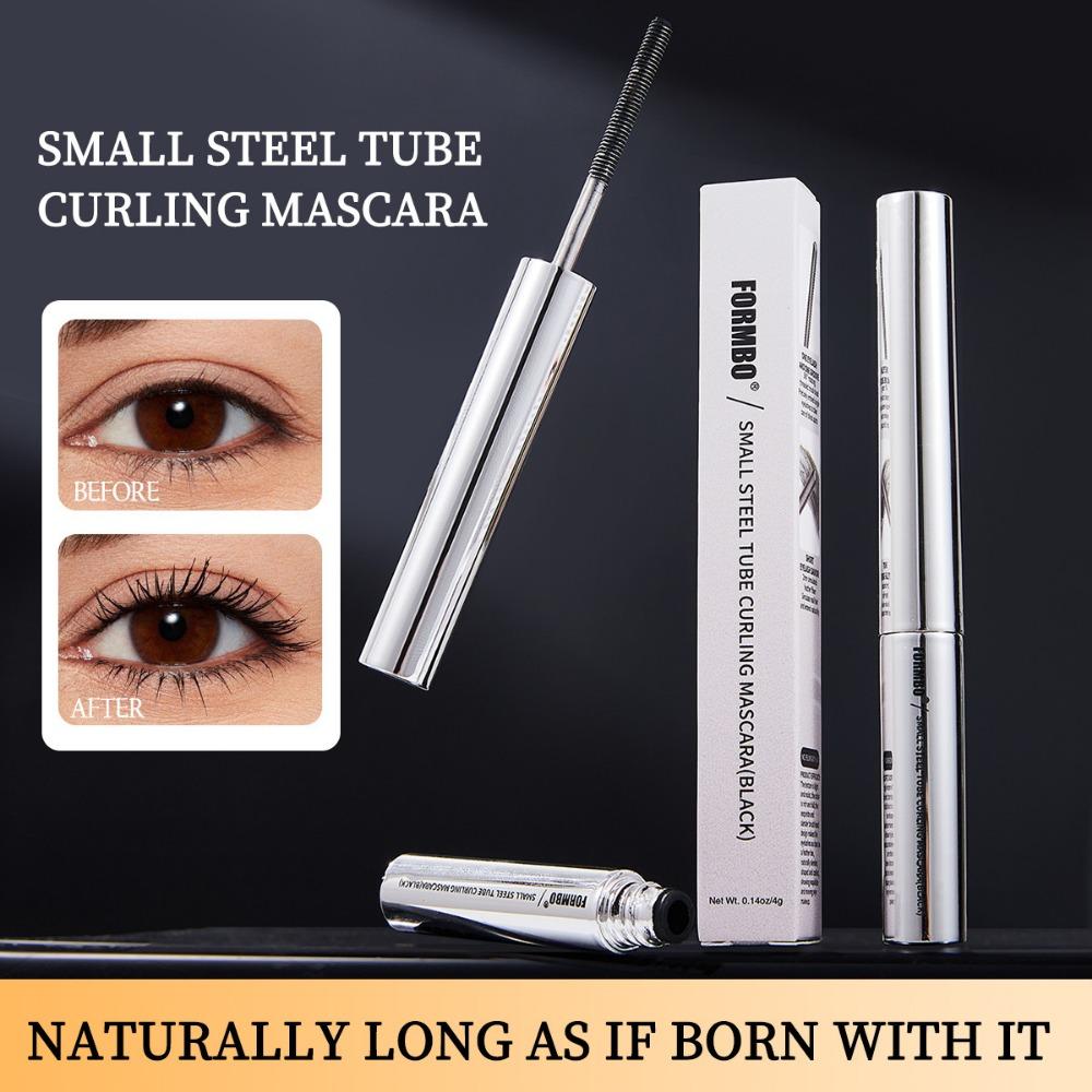 Super Waterproof Mascara, Sweatproof and Long-lasting with Curling Effect and Lengthening Effect, Prevents Smudging and Settling