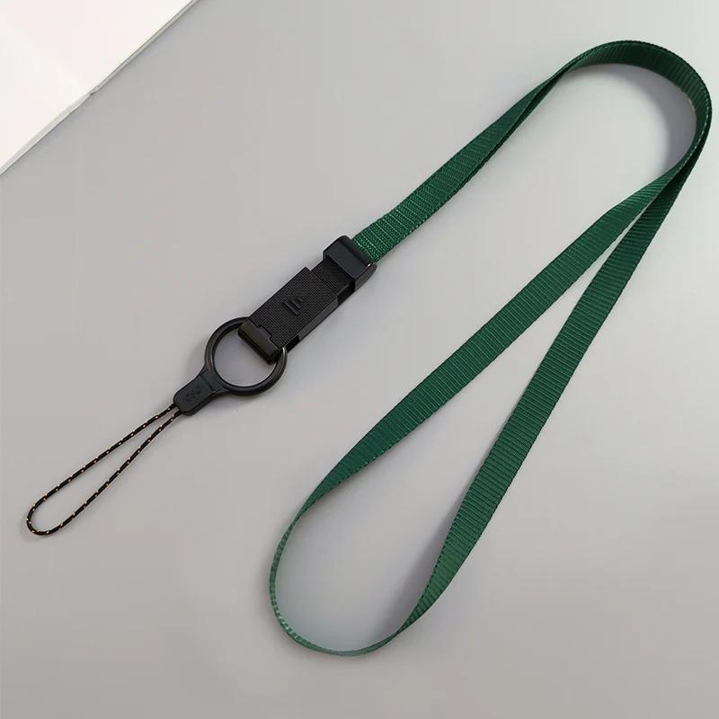 Mobile Phone Lanyard Hanging Neck Rope Men's and Women's Broadband Slip Buckle Chain Key Card Set Universal Long Sling Lanyard