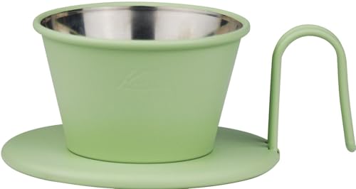 [Amazon.co.jp Exclusive] Kalita Earth Series MORI Coffee Dripper Wave Series Stainless Steel 1-2 Servings WDS-155 Earth Series Mori Tsubame Craftsman