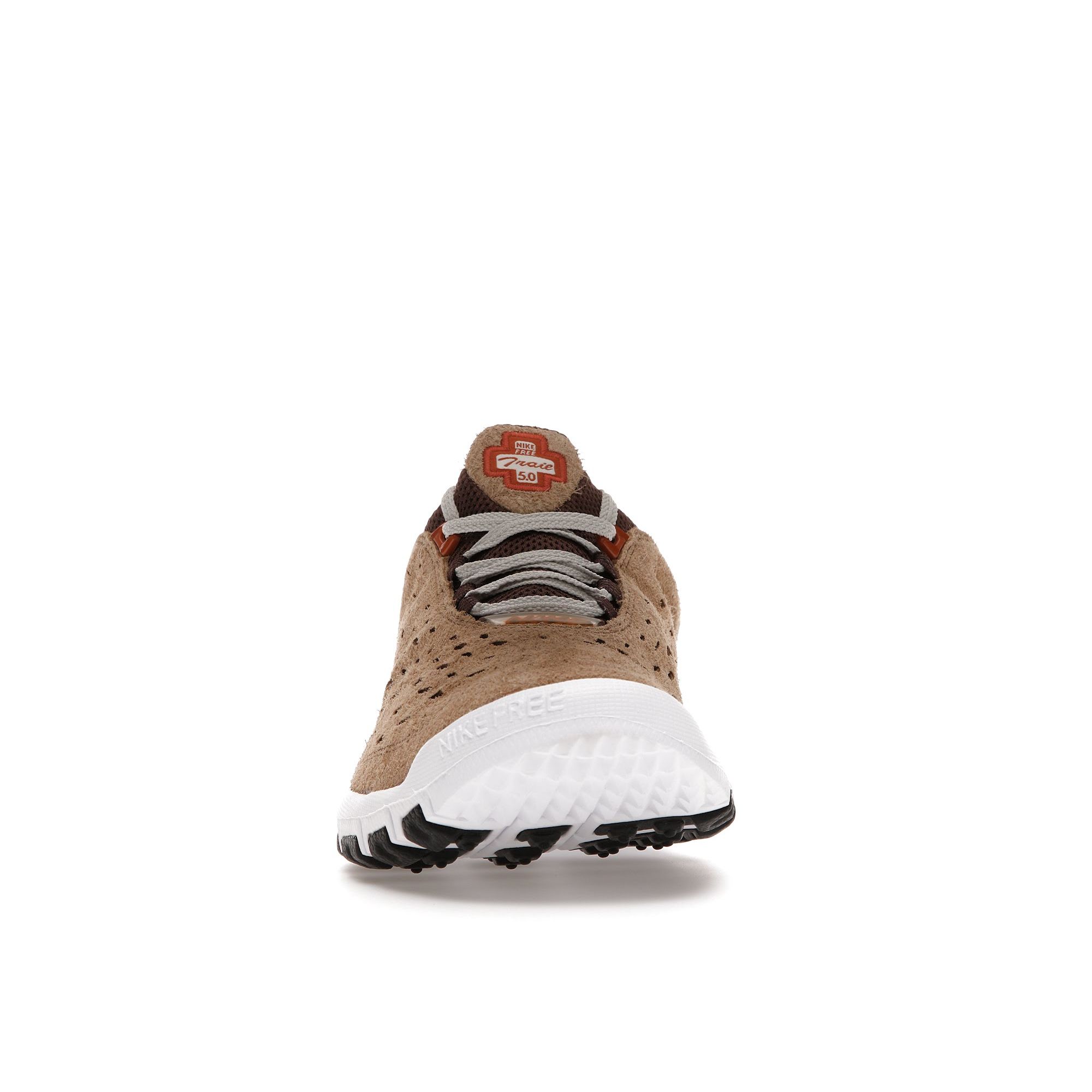 Мужские кроссовки Nike Free Run Trail Dark Driftwood коричневые Dark-Riftwood Dark-Russet — фото 3