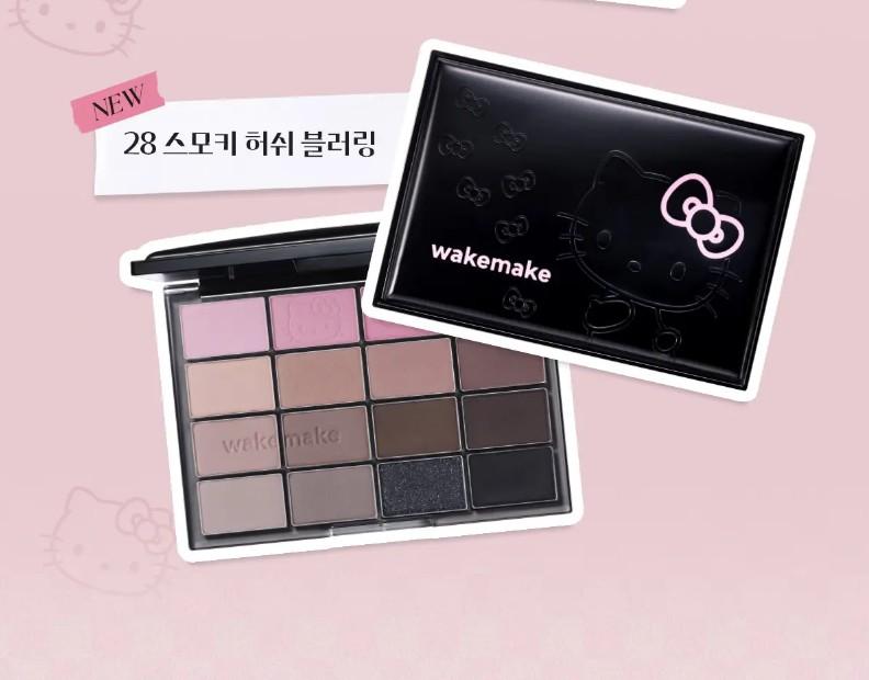 [HELLO KITTY][Limited] WAKEMAKE Soft Blurring Eye Palette (4 Options)