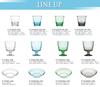 Toyo Sasaki Glass Free Glass Lulac Silver Gray 240ml Made in Japan Dishwasher Safe Glass Cup Wine Glass Beer Glass Juice Glass P-53201SS-JAN
