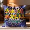 Hot KKAROL Ged Cushion Cover Soft Washable Pillow Case Multi-Scene for Couch Bed Travel Office Use