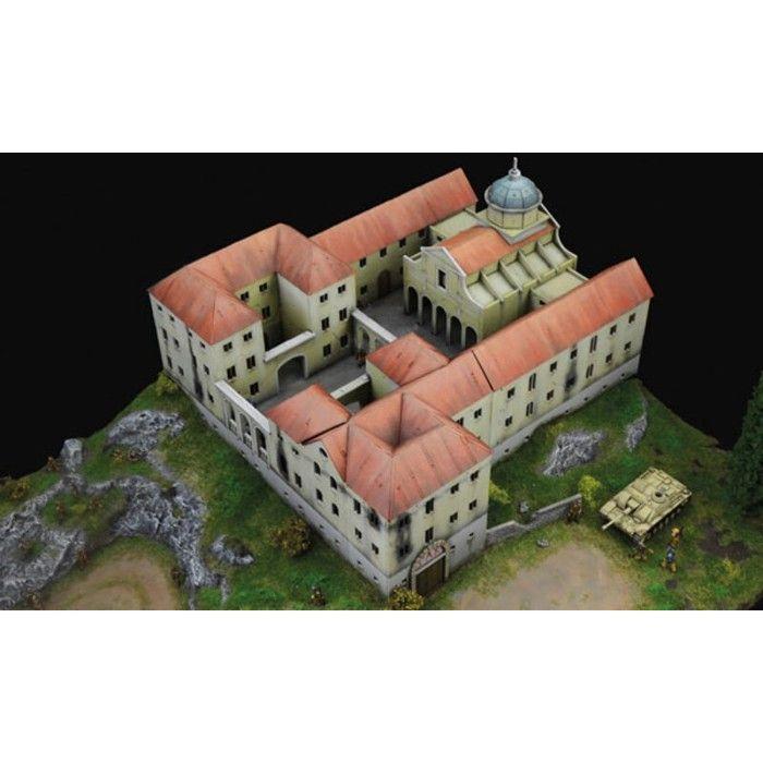 Maquette Diorama - Italeri - Montecassino Abbey 1944 - 1:72 - Enfants 14 Ans Et Plus - Bois Et Plastique
