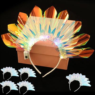 Light Up Crown Headband 3 Adjustable Mode Light Up Headband Birthday Party Crown Hair Accessories for Women