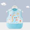 Cartoon Pattern Eating Bibs Waterproof Anti-dirty Children Apron Washable Sleeveless Children Protective Clothing Children