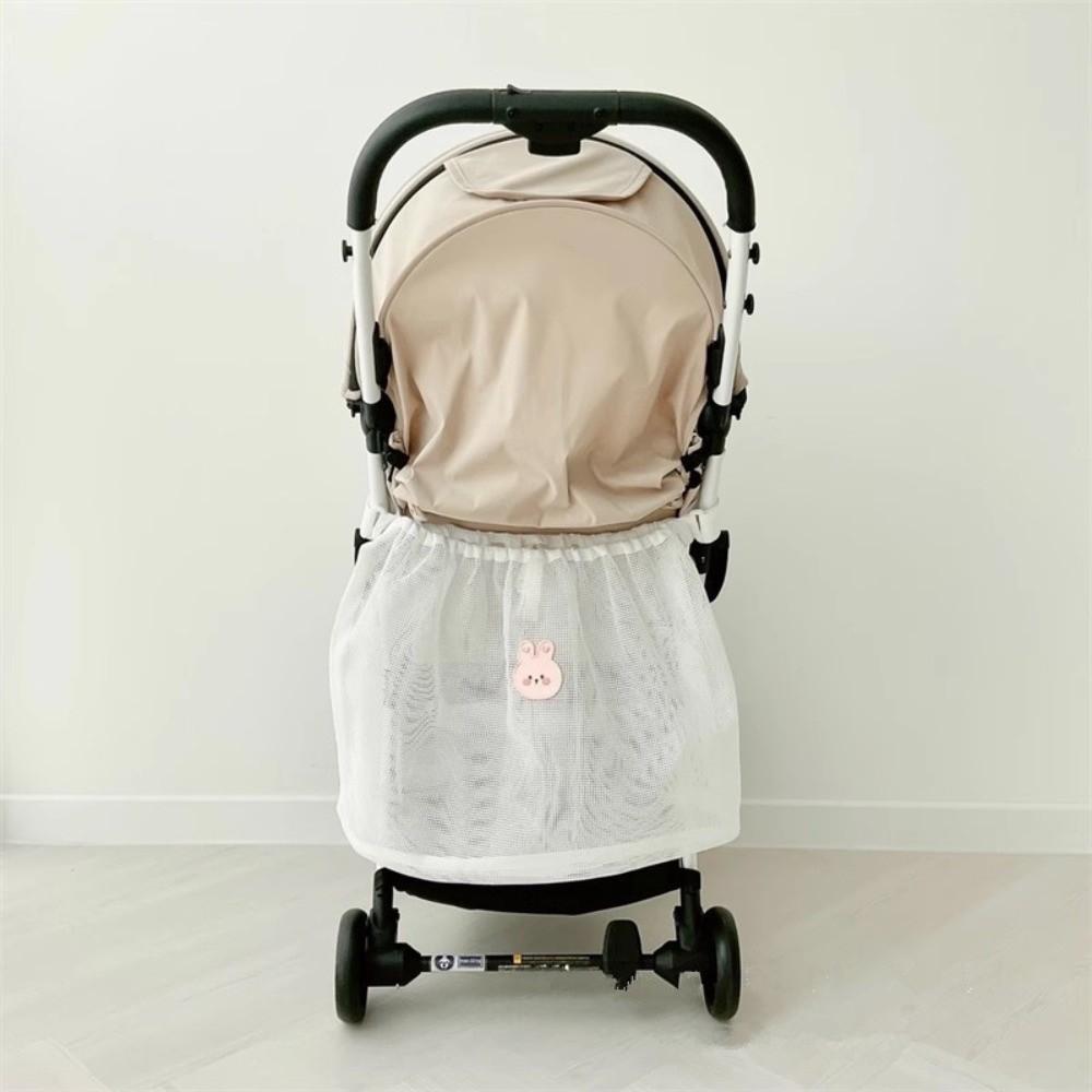 Large-capacity Baby Stroller Storage Bag Multifunction Mesh Mommy Bag Baby Pram Hanging Bag  Bottle