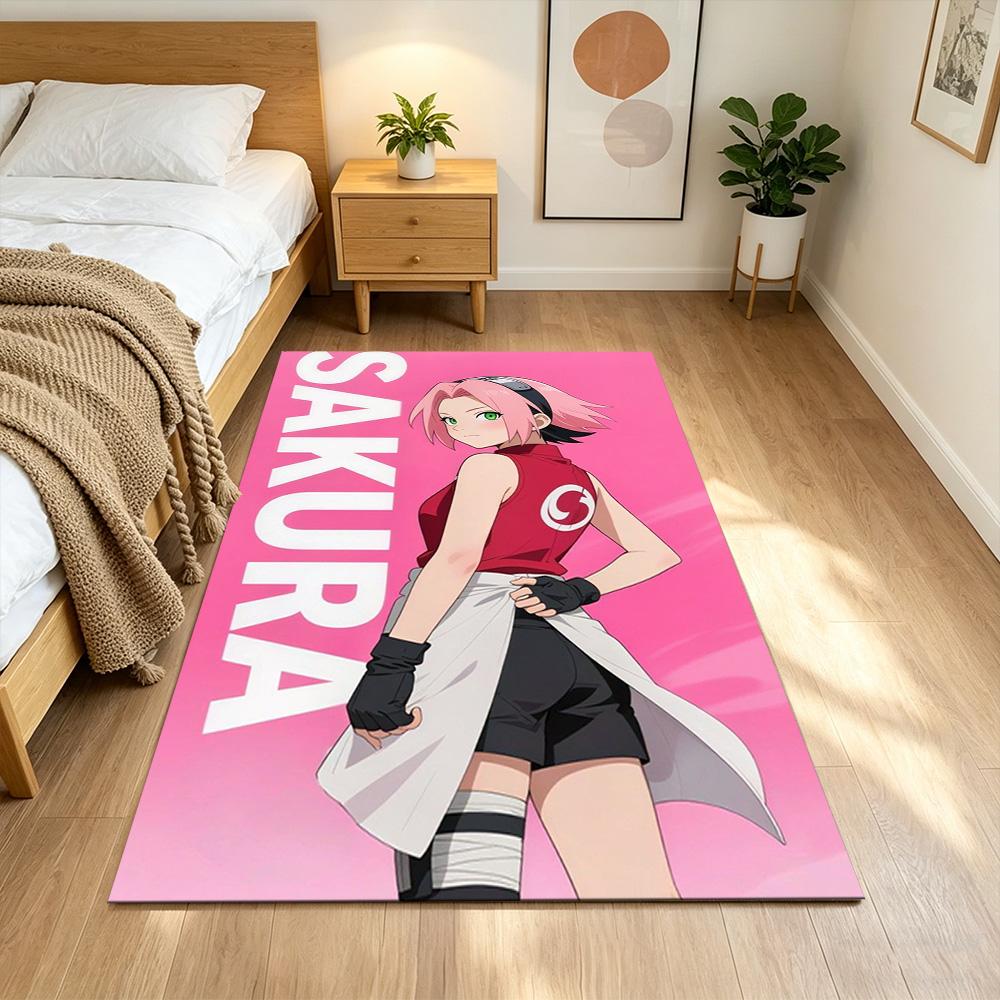 Naruto Floor Rug Office Rug Suitable for Dormitory Playrooms Game Room Foyer Antislip Carpet Decorate Offices Wedding Party Gift