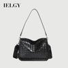 Niche Design Woven Messenger Female Bag High-End Trendy Casual Lightweight Ladies Shoulder Bag