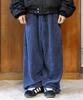 Gluck Gp152 Big Corduroy Easy Pants (Navy)