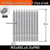 Nigao 801 Phillips Electric Screwdriver Bit, S2 Steel, Magnetic, 5mm Shank, 60mm/80mm Length