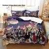 3D Printed Fairy Tail Anime Bedding Set Duvet Cover Pillowcase For Fans Bedroom Decor Twin Full Queen King Size Bed Linen