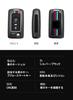 [KUNIO] Peugeot Exclusive Folding Key Case Key Cover Alloy Silicone Fluorescent Button Peugeot Citroen