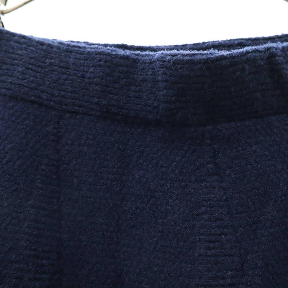 unused Boussole made in Japan Midi length knit flare skirt 38 Navy Women Used