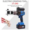 21V Rechargeable Portable Electric Hydraulic Crimping Pliers Crimping Pliers Copper/aluminum Cable Crimping Tool