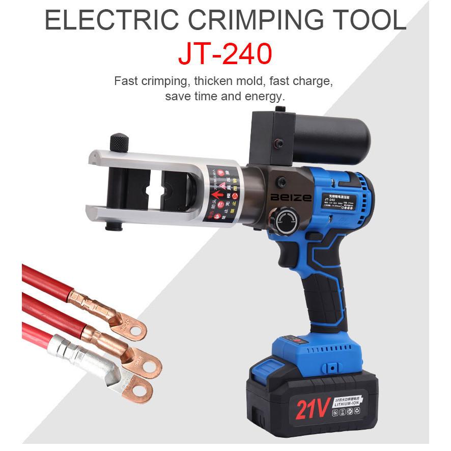 21V Rechargeable Portable Electric Hydraulic Crimping Pliers Crimping Pliers Copper/aluminum Cable Crimping Tool