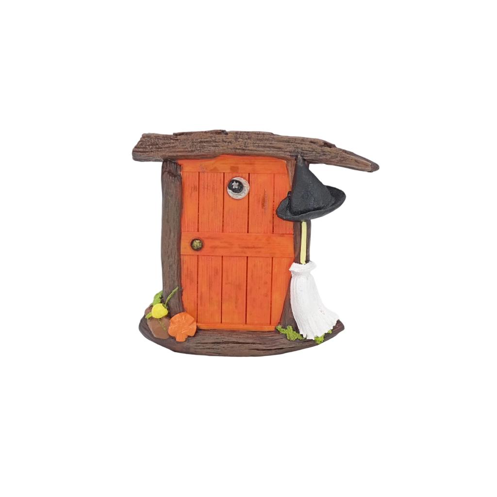 Wall Decorative Gate - Colorful Resin Leprechaun Garden Decorative Gate - Decorative Tree Stump Decoration Decorative House For Outdoor Patio Garden