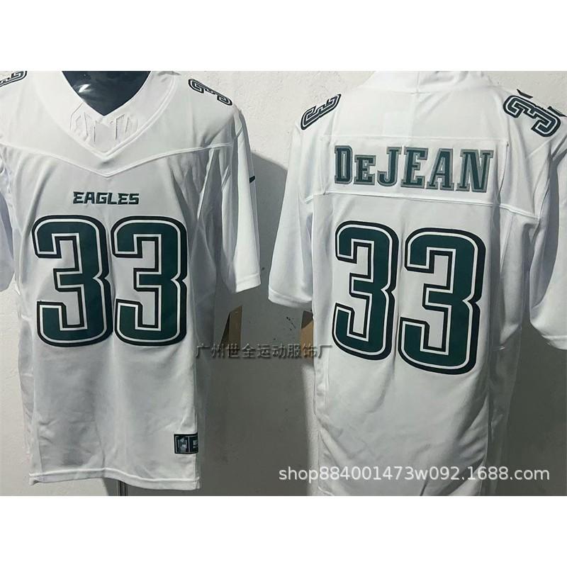 Mens Retro Embroidered American Football Jersey Philadelphia Eagles Vintage Style Sport Shirt Fan Wear