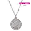 Ee.Sang/Elizabeth Silver Coin Necklace 44cm