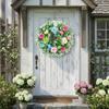 Lifelike Easter Egg Wreath Plastic Spring Floral Wreath Artificial Wreath  Wedding Party