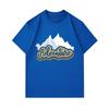 Men's 100% Cotton Crew Neck Short Sleeve T-Shirt, Casual Mountain Adventure Printed Breathable Soft Summer Tee for Daily Outdoor Hiking Travel Wear