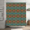 Boho Shower Curtain Nature Pattern Tropical Leaves Scenic Backdrop Bathroom Decor Modern Farmhouse Home Decor Artistic Wall Hang
