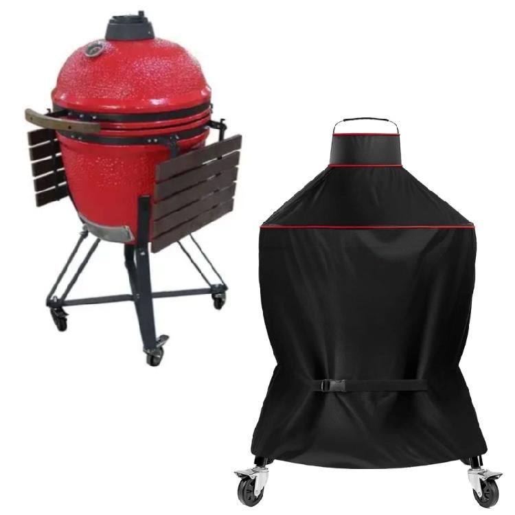 Tear Proof Foldable Grill Cover for Storage Waterproof Fabric Grill Accessories Weather Proof Coating Protector