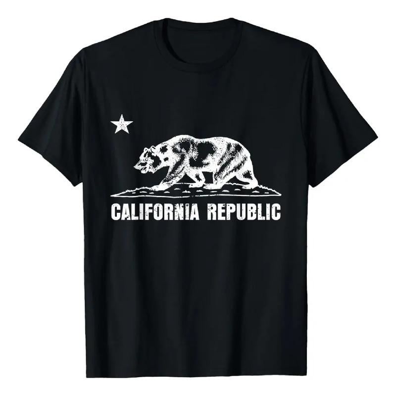 Camiseta Con Estampado Vintage De California Funny State Bea S
