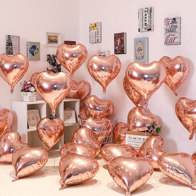 

Свадебное украшение своими руками, воздушные шары «Любовь», День, романтическое предложение для дома, украшение «С Днем рождения», праздничные воздушные шары розового золота