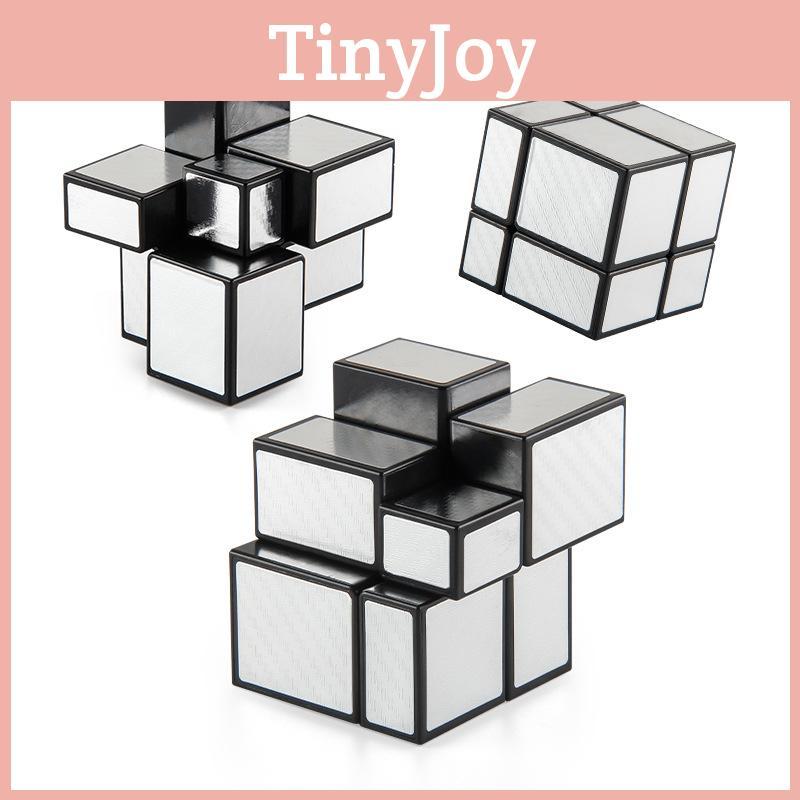 Wysokiej jakości edukacyjna kostka puzzle dla dzieci 5,7 cm dwuwarstwowa kostka o kształcie lustra do rozwoju mózgu