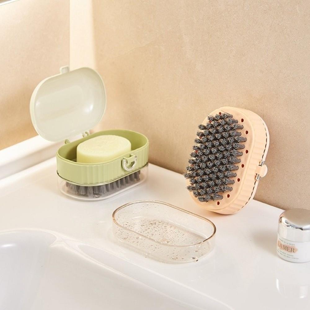 2PCS Plastic Soap Dish Drainable Soap Holder Practical Soap Storage Rack  Bathroom