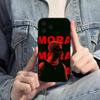 Singer Mora Phone Case For iPhone Mini 11 12 13 14 15 Pro XS Max X Plus SE XR Black Soft Shell