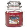 Bougie Parfumée - YANKEE CANDLE - Nuit De Noël - Rouge - 411g - 90 Heures De Combustion
