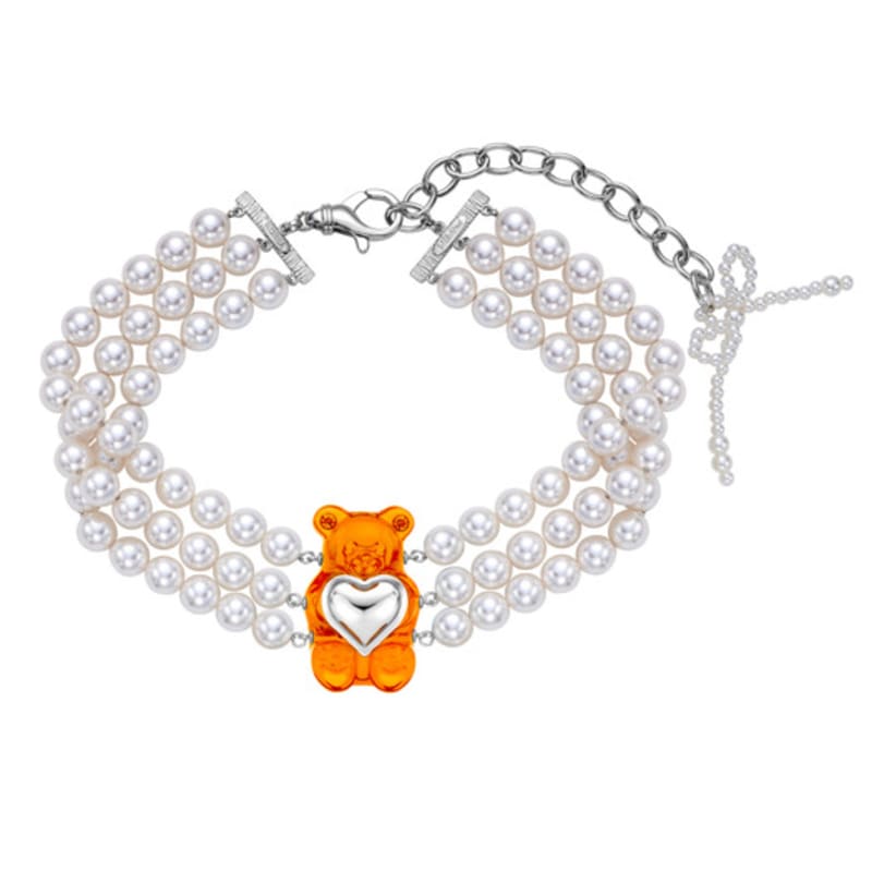 MIKSHIMAI ICONIC BEAR PEARL CHOKER