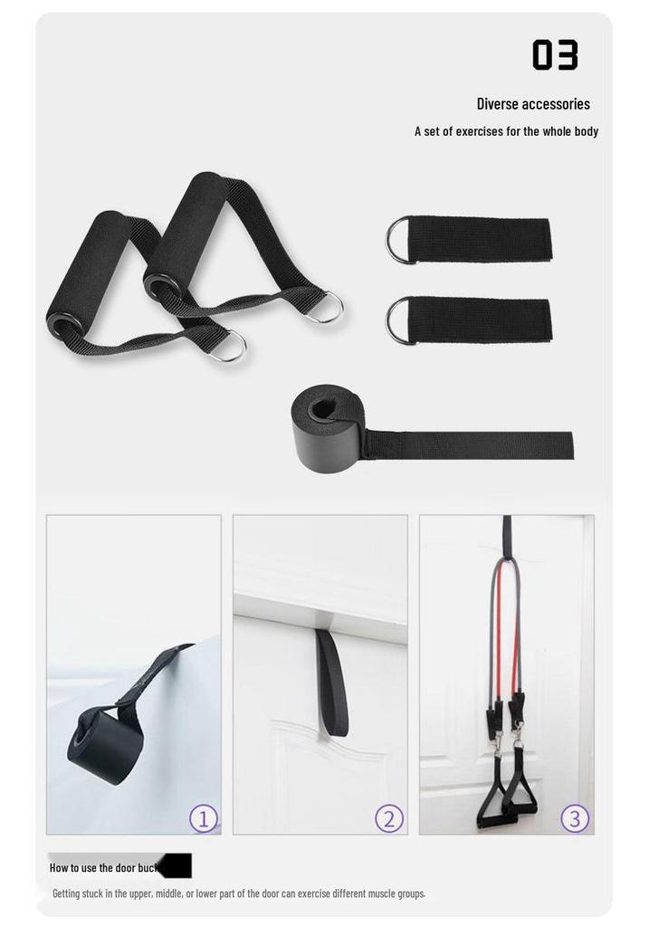 Multifunktionales TPE Elastisches Fitnessband Stangen-Set