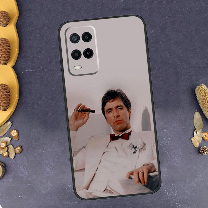 Scarface Tony Montana Phone Case For Oppo A40 A60 A80 A78 A98 A18 A38 A58 A74 A94 A54 A16 A76 A96 A15 A17 A77 A57S