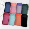 Soft Silicone Slide Camera Protection Case for iPhone 16 16E 15 14 13 12 11 Pro Max Plus X XS XR SE4 Mini TPU Shockproof Cover
