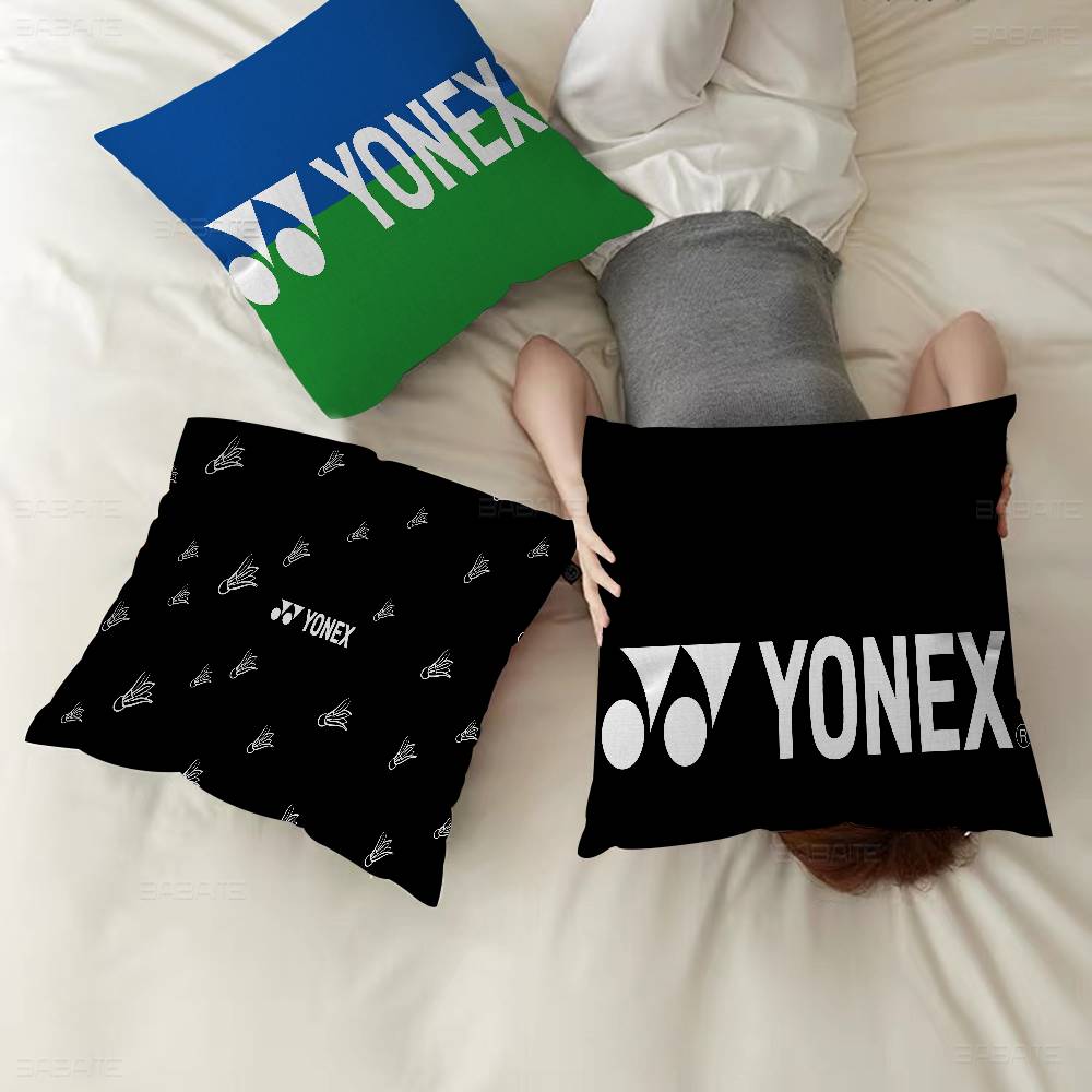 Fashion Badminton Y-Yonex Pillow Cover for Bedroom Room and Living Room Sofa Decorative Cushion Cover