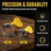 20pcs Adjustable Pipe Tube Clips Durable Adjustable Thumb Screw Clamps  For Pipe Fixing