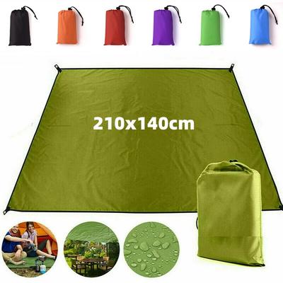 Nieuwe Gear Ultralight Tarp Lichtgewicht MINI Zonwering Luifel Kampeermat Tentvoetafdruk 210T Oxford 210*140cm