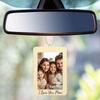 Porta-Retratos Pendurável para Espelho Retrovisor de Carro 2,7" x 3,9" Porta-Fotos para Carro