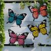 4pcs Butterfly Wall Pendant Creative Wrought Iron Ornaments