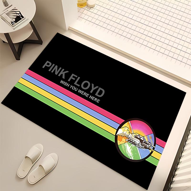 Rock Band P-Pink F-Floyd Print Area Rug - Soft,Washable Non-Slip Indoor Mat,Living Room,Home Office Decorative Rug