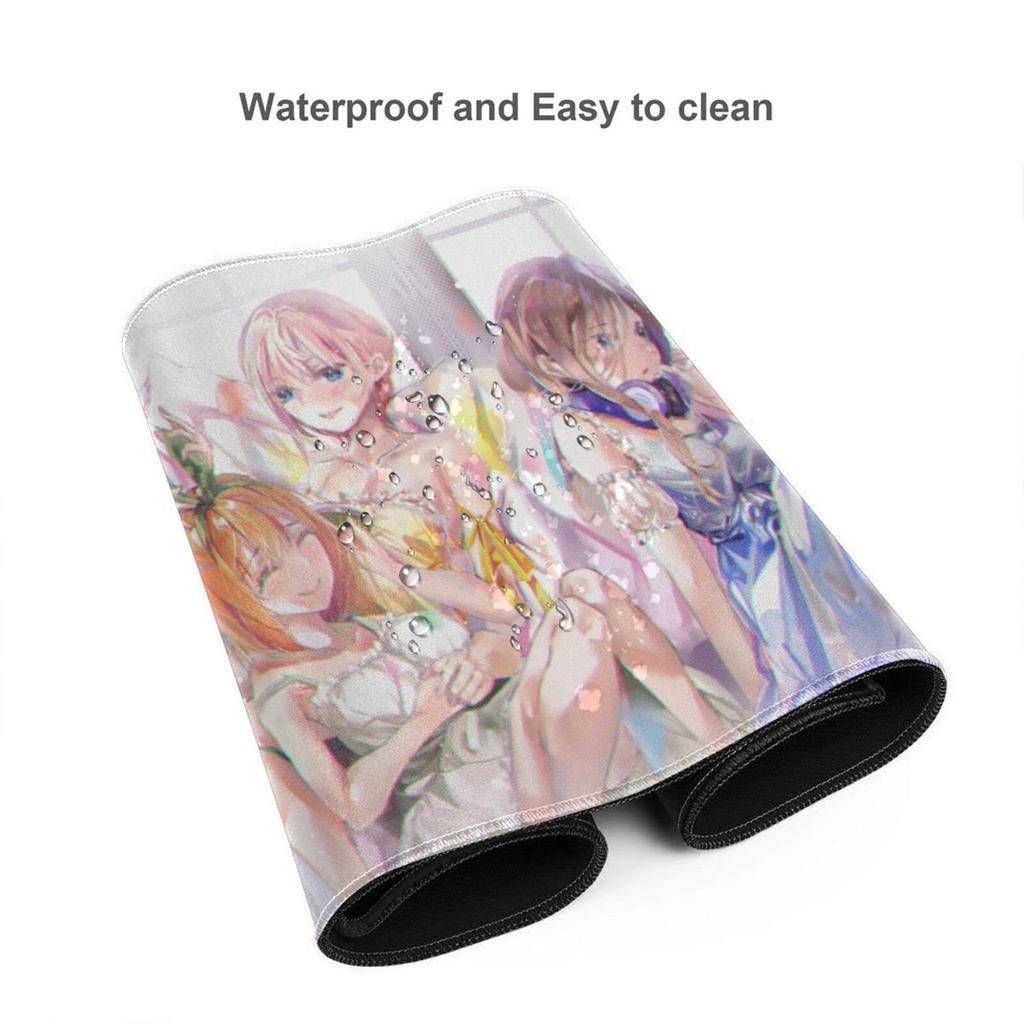 The Quintessential Quintuplets Mouse Pad Large Anime Ichika Nakano Nino Nakano Miku Nakano Shiko Nakano Satsuki Nakano Waterproof Peripheral Equipment