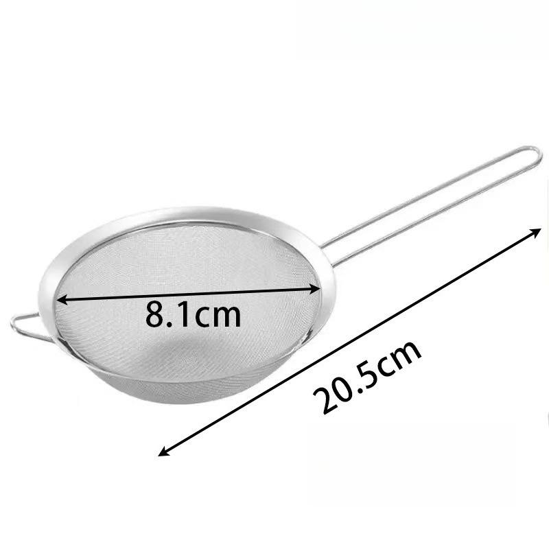 Fine Mesh Strainer, Stainless Steel Sieve Ladle, Multifunctional Kitchen Tool
