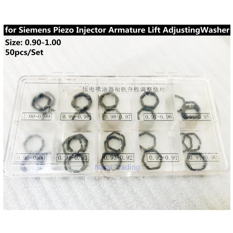 For Siemens Piezo Common Rail Injector Armature Lift Stroke Measuring Seat Adjusting Shims Washer Diesel Injector Repair Tool